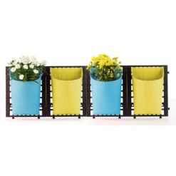 Besorgen ✨ Greemotion Wand-Pflanztöpfe 4-er Set Gelb/petrol 👏