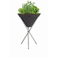 Auslauf ✔️ Greemotion Tripott Mit Edelstahlgestell, Dreibeinig, Herausnehmbarem Pflanzbeutel Aus Vlies, Ca. 50 X 45 X 78 Cm, Ca. 12 L Volumen, In Anthrazit ❤️ -Günstiges Greemotion Geschäft unnamed file 1027