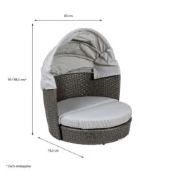 Billig ❤️ Greemotion Haustier-Sonnenliege Mit Dach, Ø80 Cm ✔️ -Günstiges Greemotion Geschäft unnamed file 215