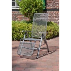 Budget 🎁 Greemotion Relaxsessel Relaxsessel Toulouse 57 X 109 X 67 Cm Grau Metall 🔔 -Günstiges Greemotion Geschäft unnamed file 277