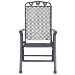 Schlussverkauf 😉 Greemotion Klappsessel Klappstuhl Toulouse 58 X 108 X 64 Cm Grau Metall 🧨 -Günstiges Greemotion Geschäft unnamed file 295