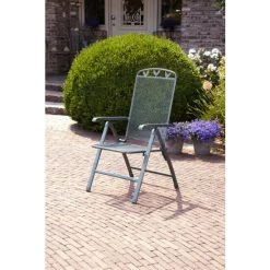 Schlussverkauf 😉 Greemotion Klappsessel Klappstuhl Toulouse 58 X 108 X 64 Cm Grau Metall 🧨 -Günstiges Greemotion Geschäft unnamed file 297