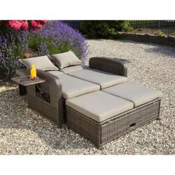 Großhandel 👍 Greemotion Gartenbank 3-in-1 Bahia Rondo, Ca. 121 X 99 X 86 Cm Braun Kunststoff ❤️ -Günstiges Greemotion Geschäft unnamed file 30