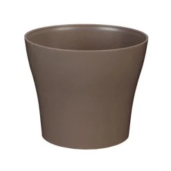Bestpreis ⌛ Greemotion Übertopf Tulipan, Rund, Aus Kunststoff, Ø 22 Cm In Taupe 🔔