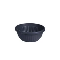 Neu 🧨 Greemotion Pflanzschale Harmonie Aus Kunststoff, Rund, Ø 50 Cm In Anthrazit 😀