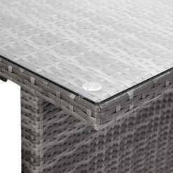 Bester Verkauf 🎉 Greemotion Lounge Set Tessin, PE-Geflecht 5-teilig Grau Kunststoff 😉 -Günstiges Greemotion Geschäft unnamed file 318