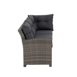 Bester Verkauf 🎉 Greemotion Lounge Set Tessin, PE-Geflecht 5-teilig Grau Kunststoff 😉 -Günstiges Greemotion Geschäft unnamed file 324