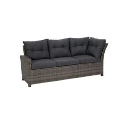 Bester Verkauf 🎉 Greemotion Lounge Set Tessin, PE-Geflecht 5-teilig Grau Kunststoff 😉 -Günstiges Greemotion Geschäft unnamed file 325