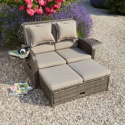 Großhandel 👍 Greemotion Gartenbank 3-in-1 Bahia Rondo, Ca. 121 X 99 X 86 Cm Braun Kunststoff ❤️ -Günstiges Greemotion Geschäft unnamed file 34