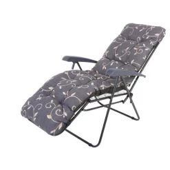 Blitzangebot 👏 Greemotion Relaxsessel Baltrum Aus Stahl/Polyester, 60 X 100 X 90 Cm, Mit Flockenauflage, 7-fach Verstellbare Rückenlehne, Sitzhöhe 42 Cm, Max. 110 Kg 🛒 -Günstiges Greemotion Geschäft unnamed file 351