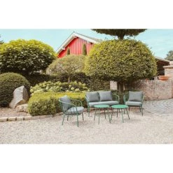 Großhandel 🧨 Greemotion Lounge-Set Nizza Stahl, Grün ⌛ -Günstiges Greemotion Geschäft unnamed file 404