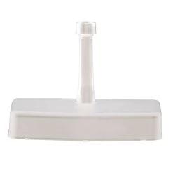 Angebote ⌛ Greemotion Schirmständer Mit Beton Gefüllt, Sonnenschirmständer, Schirmhalter, Wandständer, Aus Kunststoff-Beton, 50 X 25 X 9 Cm, 20 Kg, In Weiß 🔥