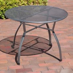 Besorgen 🎉 Greemotion Gartenmöbelset Set Toulouse Rund 4x Stuhl, 1x Tisch Grau Metall 😉 -Günstiges Greemotion Geschäft unnamed file 454