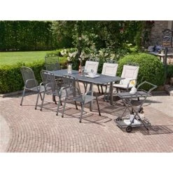 Neu ⌛ Greemotion Gartentisch Toulouse 140/200x90x72cm Streckmetall Ausziehbar Eisengrau 👏 -Günstiges Greemotion Geschäft unnamed file 564