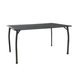 Aktion 😍 Greemotion Gartentisch Tisch Toulouse 140 X 74 X 90 Cm Grau Metall 🔔 -Günstiges Greemotion Geschäft unnamed file 572