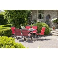 Aktion 😍 Greemotion Gartentisch Tisch Toulouse 140 X 74 X 90 Cm Grau Metall 🔔 -Günstiges Greemotion Geschäft unnamed file 575