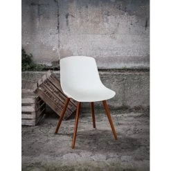 Coupon 🥰 Greemotion Stuhl Halifax Mit Holzbeinen, Designerstuhl Mit Kunststoffschale, 52 X 81 X 58 Cm, Für Garten Und Haus, Belastbarkeit 110 Kg, In Weiß 🔥 -Günstiges Greemotion Geschäft unnamed file 633