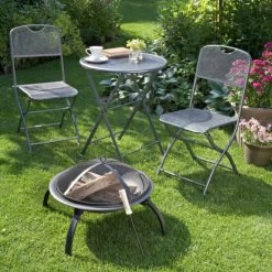 Auslauf 🔥 Greemotion Balkon-Set Balkonset Estera Grau Metall 🎉 -Günstiges Greemotion Geschäft unnamed file 680