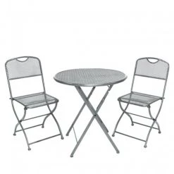 Auslauf 🔥 Greemotion Balkon-Set Balkonset Estera Grau Metall 🎉 -Günstiges Greemotion Geschäft unnamed file 681