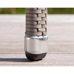 Bestes Angebot 😍 Fußkappen Set Für Greemotion Gartensessel Manila Silber/schwarz 🎁