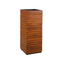 Besorgen ✨ Greemotion Pflanzsäule Aus Recyceltem Akazienholz, 43,5 X 43,5 X H115 Cm, Herausnehmbarer Einsatz, In-/outdoorgeeignet, Platztopf In Geölter Optik 🔔 -Günstiges Greemotion Geschäft unnamed file 757