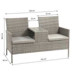 Angebote 🌟 Greemotion Bank Felin, Ca. 141 X 86,5 X 66 Cm ❤️ -Günstiges Greemotion Geschäft unnamed file 790