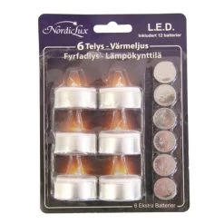 Rabatt ⌛ Greemotion LED-Teelichter, 6-er Pack, Mit Batterien 🔔