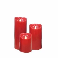 Schlussverkauf ✔️ Greemotion LED Kerze Elegance 12,5 Cm, Rot 🥰