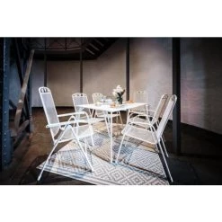 Großhandel ❤️ Gartentisch / Tisch Greemotion Toulouse Streckmetall 140x90cm Weiß ⌛ -Günstiges Greemotion Geschäft unnamed file 835