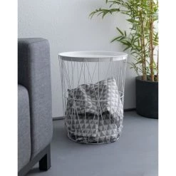 Brandneu ✔️ Greemotion Beistelltisch Weiß, Ø Ca. 40 X46cm 👍 -Günstiges Greemotion Geschäft unnamed file 85