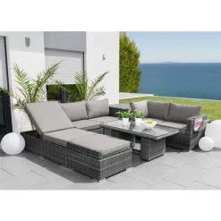 Top 10 ✔️ Loungemöbel Liege Bari Greemotion Polyrattan Grau 140x70cm 😀 -Günstiges Greemotion Geschäft unnamed file 852