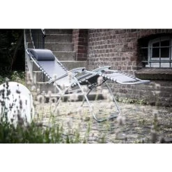 Budget 😉 Greemotion Liege Teramo Mit Kopfpolster, Relaxsessel Mit Verstellbarer Rückenlehne, 65 X 112 X 90-155 Cm, Klappbare Gartenliege, Aus Stahl/Textilene 🎉 -Günstiges Greemotion Geschäft unnamed file 857