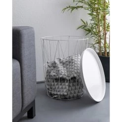 Brandneu ✔️ Greemotion Beistelltisch Weiß, Ø Ca. 40 X46cm 👍 -Günstiges Greemotion Geschäft unnamed file 86