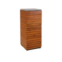 Blitzangebot 🥰 Greemotion Deko-Säule Aus Recyceltem Akazienholz, 43,5 X 43,5 X H97 Cm, Mit Faserzementplatter Abedeckung, In-/outdoorgeeignet, Geölt Optik 🎁 -Günstiges Greemotion Geschäft unnamed file 862