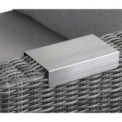 Blitzangebot ❤️ Edelstahlablage Für Greemotion Loungmöbel Bari 11,5x20x4,5cm ⌛