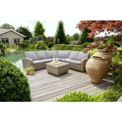 Angebote 🤩 Gartenmöbel Lounge Set New York Greemotion Polyrattan Braun 🧨 -Günstiges Greemotion Geschäft unnamed file 942