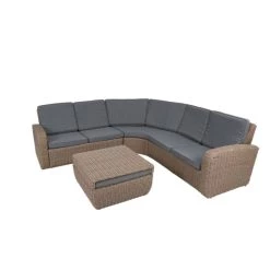 Angebote 🤩 Gartenmöbel Lounge Set New York Greemotion Polyrattan Braun 🧨 -Günstiges Greemotion Geschäft unnamed file 945