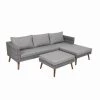 Bestpreis 🥰 Greemotion Lounge Set Gomera 3-tlg., Inkl. Kissen, Aus Aluminium/Kunststoffgeflecht Verstellbare Kopfstütze, Max. Belastbarkeit 110 Kg, In Grau ✔️ -Günstiges Greemotion Geschäft unnamed file 946