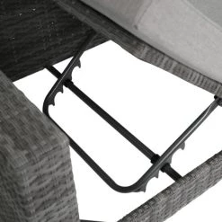 Bestpreis 🥰 Greemotion Lounge Set Gomera 3-tlg., Inkl. Kissen, Aus Aluminium/Kunststoffgeflecht Verstellbare Kopfstütze, Max. Belastbarkeit 110 Kg, In Grau ✔️ -Günstiges Greemotion Geschäft unnamed file 948